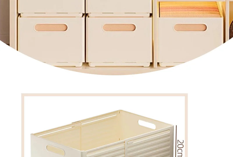 Expandable Box Clothes Beverage Drinks Snack Basket Pantry Kitchen Organizers Adjustable Fold Tray Closet Wardrobe Storage Case