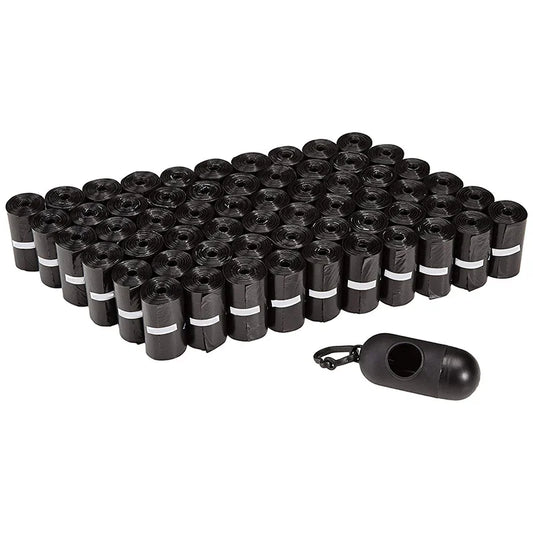 120 rolos de saco para cocô de cachorro, 15 sacos/rolo, sacos grandes para fezes de gato, saco de lixo para limpeza externa de cães e suprimentos para animais de estimação