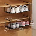 1/2pcs Creative Layered Shoe Rack Home Dorm Office Shoe Cabinet Partition Artifact Space Saving Shoe Storage Shelf