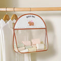 Large Capacity Hanging Storage Bag with Hook Reusable Underwear Storage Mesh Bag Wardrobe Sundries Organizer Oxford