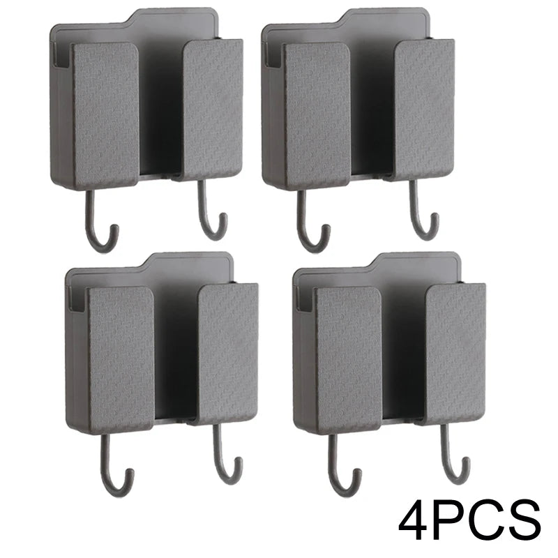 Multifunction Holder Smartphone Holder Wall Mounted Organizer Storage Box Wall Charger Hook Cable Organizer Charging Dock Stand