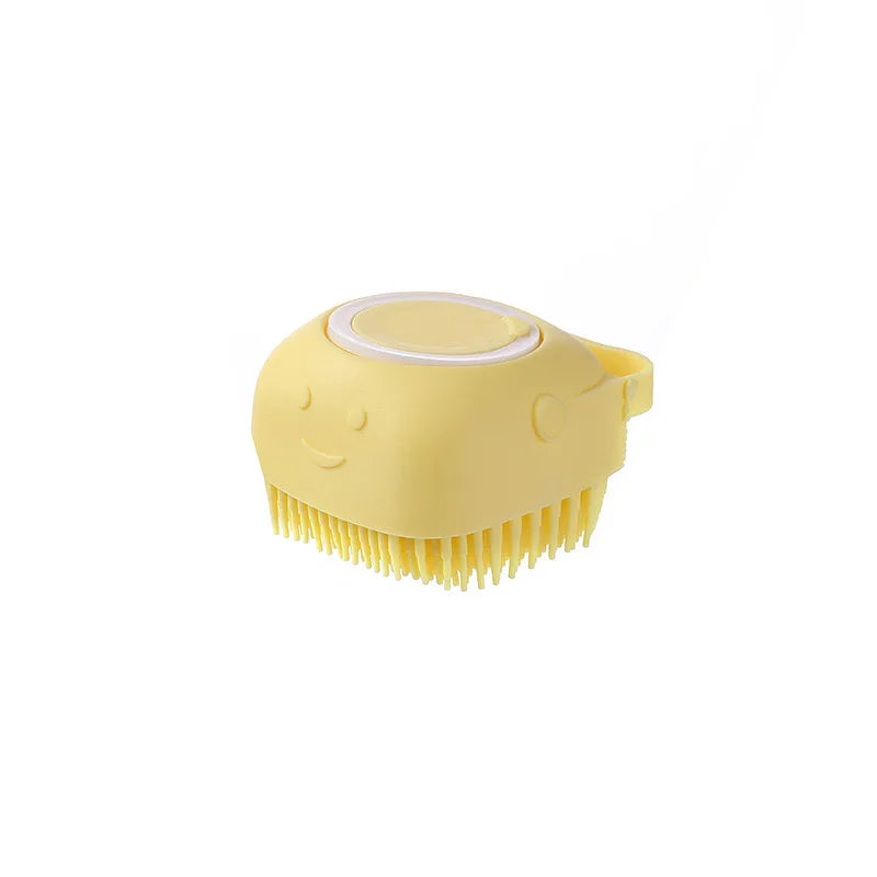Escova Higienizadora para Pets Escova para Banhos de Pets Escova aplicadora de Shampoo Cães e Gatos Escova Massageadora para Pets