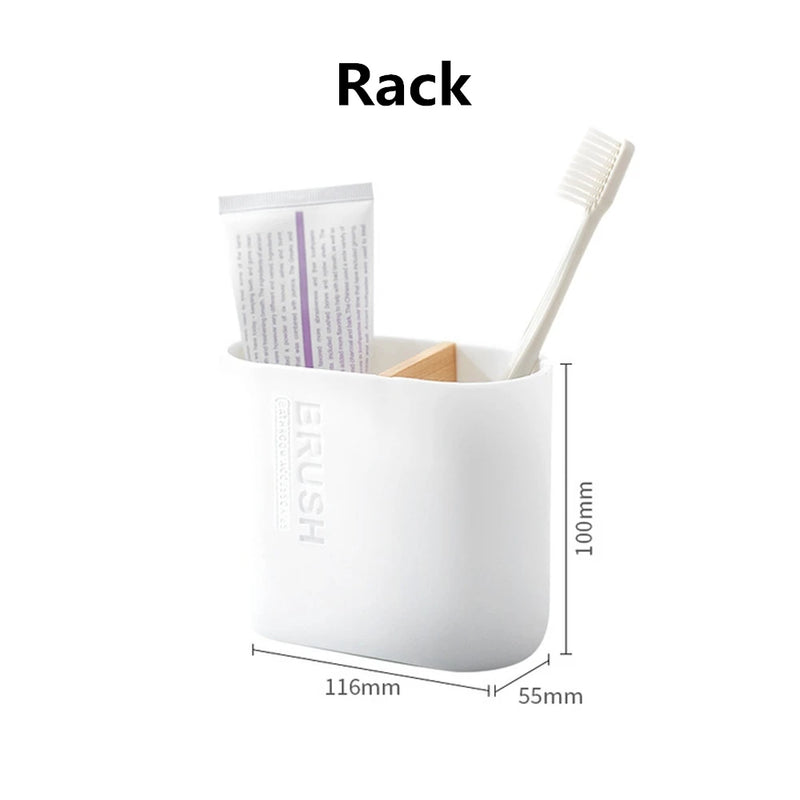 Black Bathroom Accessories Sets Toothbrush Holder Soap Dispenser Toilet Brush Trash Can Toothpaste Dispenser Bathroom Essential