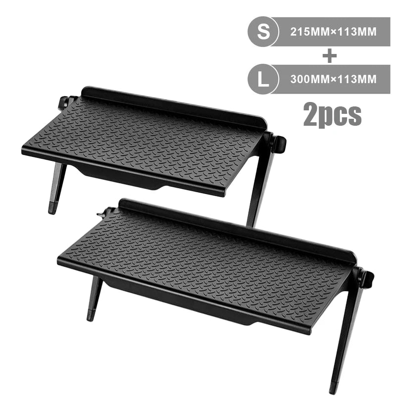 2PCS/1PC TV Screen Top Storage Shelf Holder Rack Computer Monitor Top Organizer Home Storage Office Multi-functional Organizers