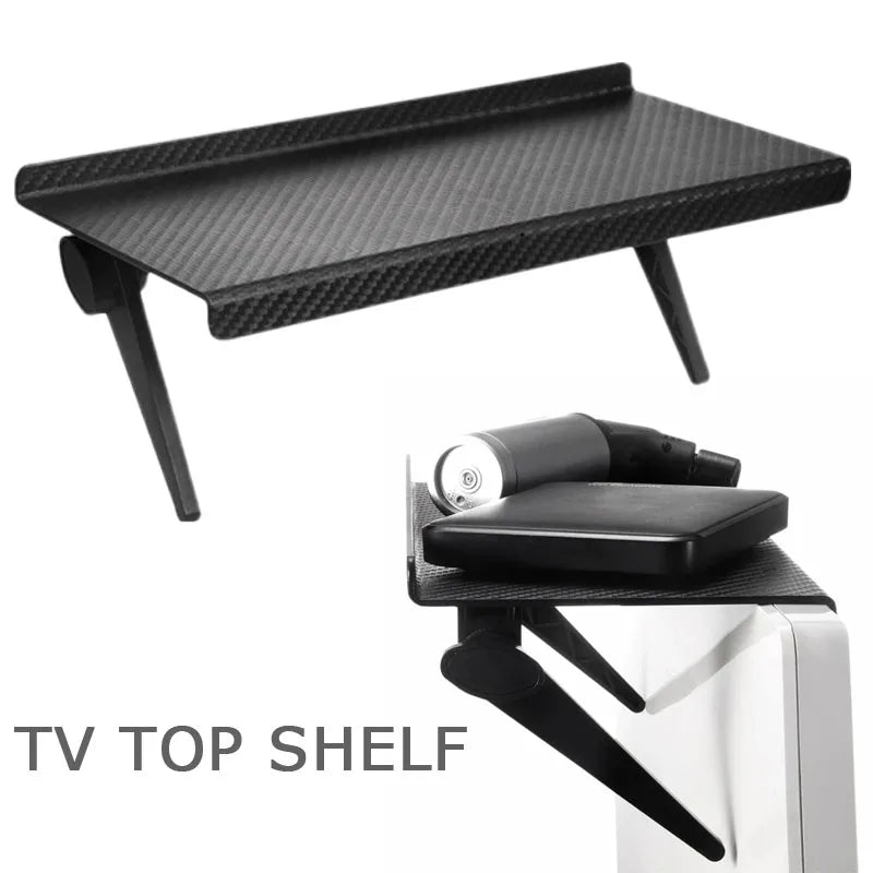 2PCS/1PC TV Screen Top Storage Shelf Holder Rack Computer Monitor Top Organizer Home Storage Office Multi-functional Organizers