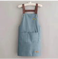 Avental Profissional de Bolso Grande Frontal, À prova d'água, Antiincrustante para Cozinha, Fácil de Lavar e Higienizar, Ideal p Restaurante, afeteria, comida, pastelaria ocidental, roupas de trabalho