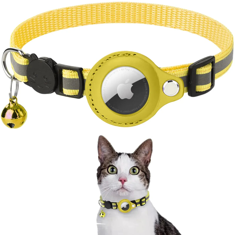 Cat GPS Tracker Collar Waterproof Anti-Lost Pet Tracker Bluetooth Locator for Pet Lightweight Smart Collar for Safe Pet Tracking