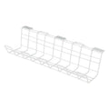 Wire Office Supplies Shelf Under Table Storage Rack Wire Desk Cable Under Management Tray Cord Organizer Rack Wire Cable Shelf