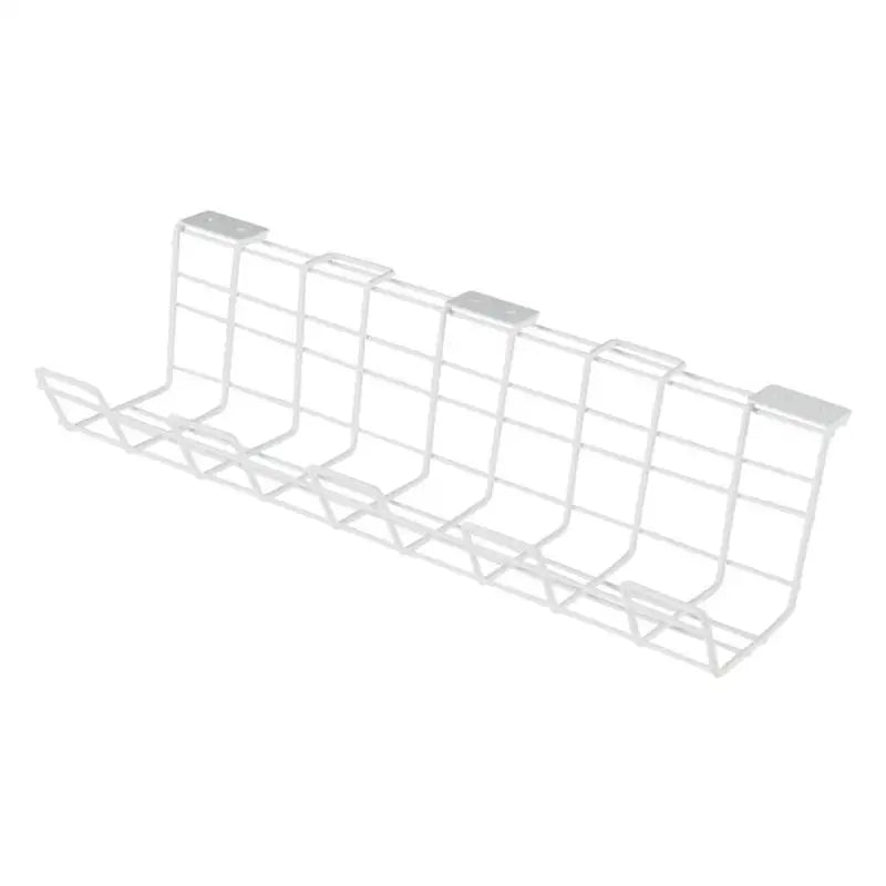 Wire Office Supplies Shelf Under Table Storage Rack Wire Desk Cable Under Management Tray Cord Organizer Rack Wire Cable Shelf