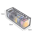 7 Grids Jeans Storage Box Closet Wardrobe Clothes Compartment Boxes Drawer Jeans Socks Separation Organizer Pants Storage