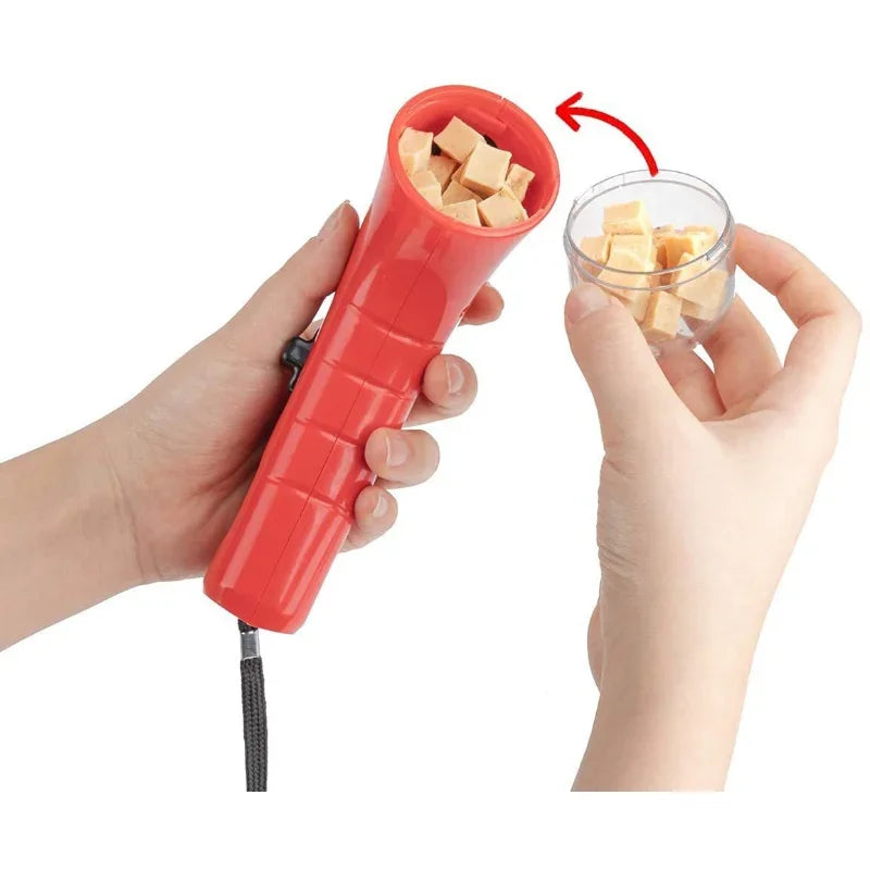 Dog Food Training Equipment Portable Interactive Treat Dispenser Launcher Gun Pet Snack Feeder Accessories Tool Supplies Product