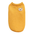 Bear Vest Pet Dog Clothes Cat Solid T-shirt Clothing Dogs Thin Small Fashion Chihuahua Cotton Summer Kedi Katten Cat Costume Pug