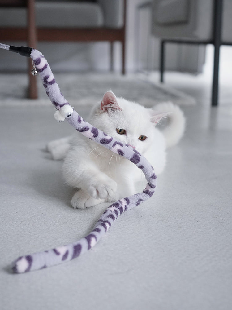 Cat Toy Feather Cat Teaser Wand Cat Interactive Toy Funny Caterpillar Colorful Rod Teaser Wand Pet Cat Supplies Cat Accessory