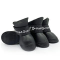 4Pcs Small Medium Large Dogs Cats Outdoor Shoe Dog Ankle Boots Pet WaterProof Rainshoe Anti-slip Rubber Boot Pet Accessories