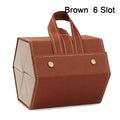 Portable Glasses Organizer 2/3/4/5/6 Multi-slot Eyeglasses Storage Display Travel Folding Sunglasses PU Leather Case
