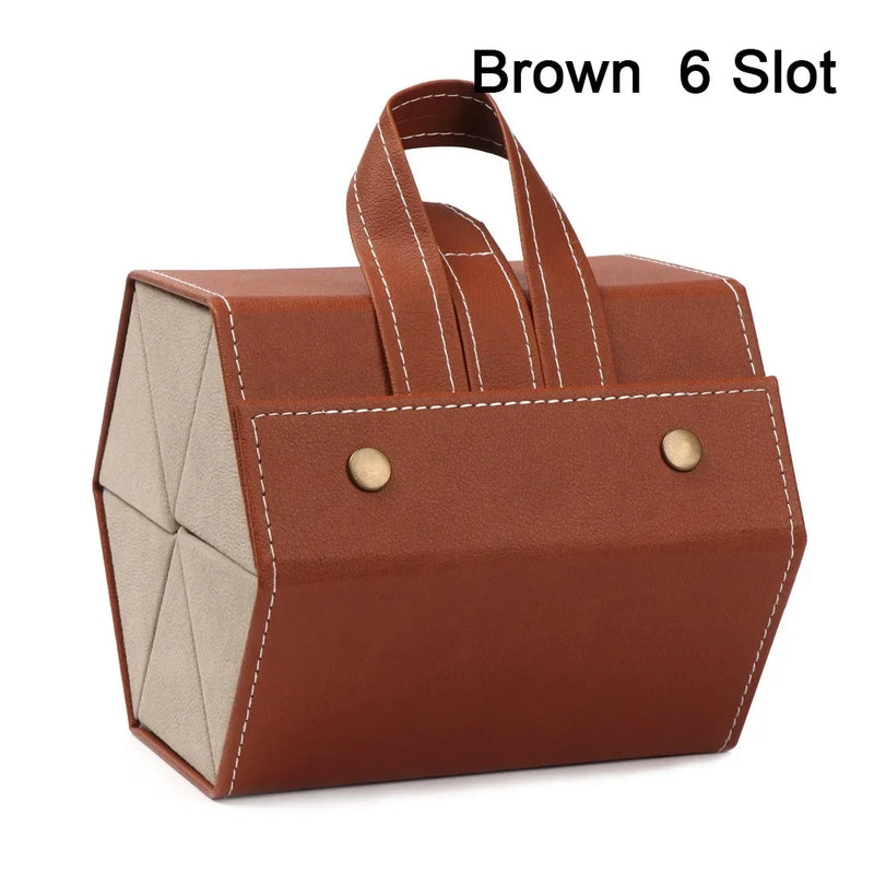 Portable Glasses Organizer 2/3/4/5/6 Multi-slot Eyeglasses Storage Display Travel Folding Sunglasses PU Leather Case