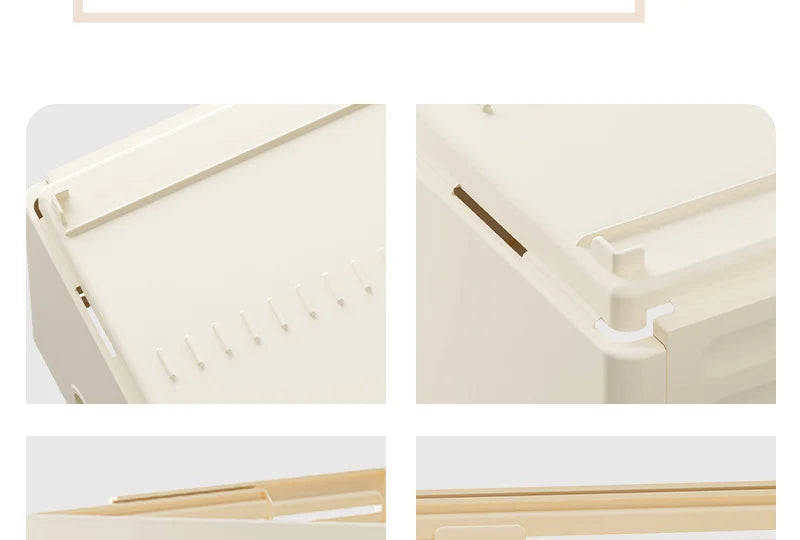 Expandable Box Clothes Beverage Drinks Snack Basket Pantry Kitchen Organizers Adjustable Fold Tray Closet Wardrobe Storage Case
