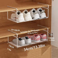 1/2pcs Creative Layered Shoe Rack Home Dorm Office Shoe Cabinet Partition Artifact Space Saving Shoe Storage Shelf