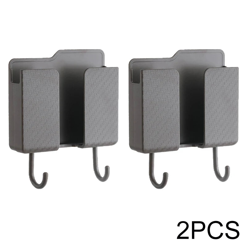 Multifunction Holder Smartphone Holder Wall Mounted Organizer Storage Box Wall Charger Hook Cable Organizer Charging Dock Stand