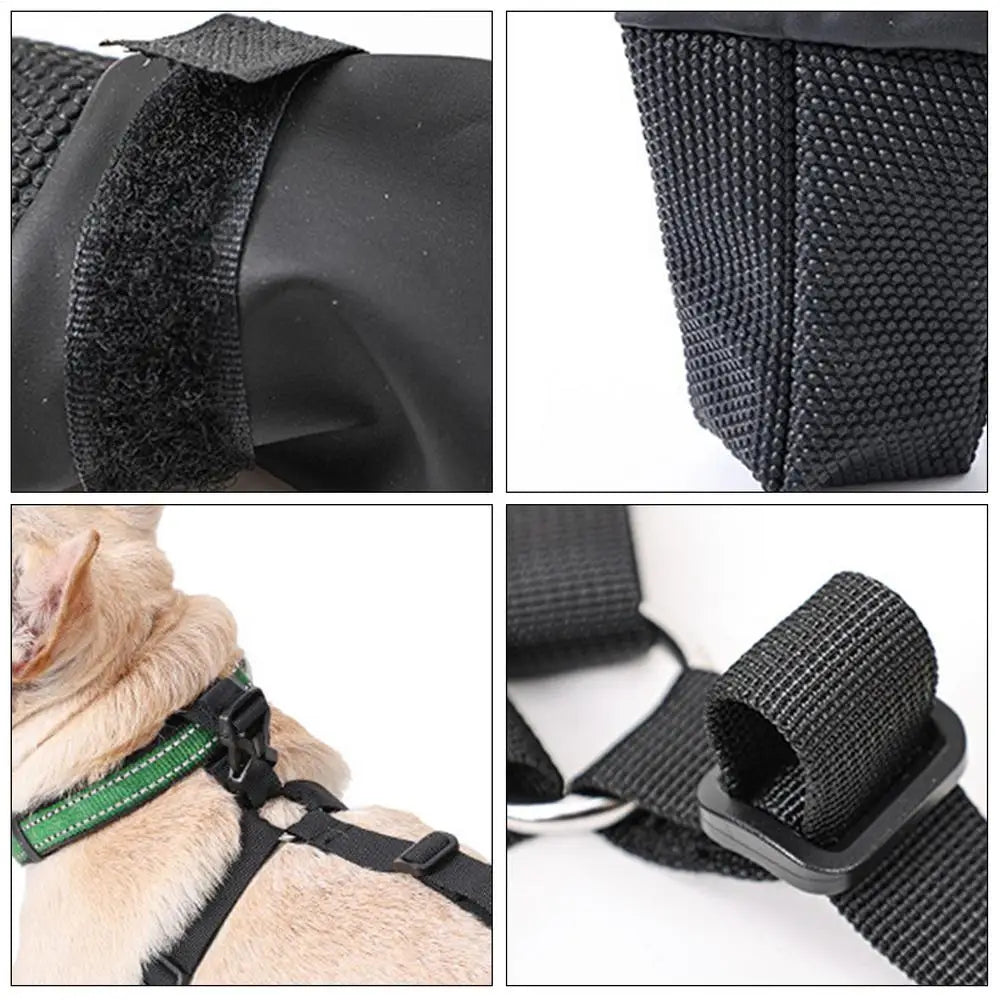 Dog Shoes Waterproof Adjustable Dog Boots Pet Breathable Shoes For Outdoor Walking Soft French Bulldog Shoes Pets Paws Protector