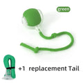 Bola de brinquedo interativa para gatos, bola rolante automática, cauda falsa, recarregável, brinquedo elétrico inteligente para animais de estimação, treinamento para cães e gatos, imitação de rato