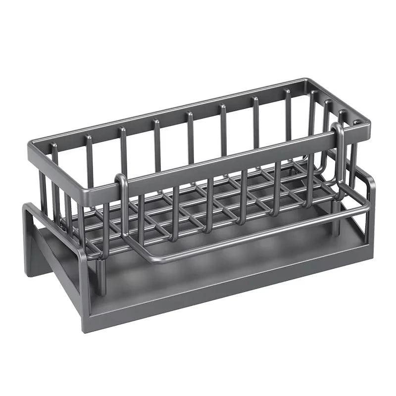 ABS plastic drain rack kitchen sink storage rack rag dish storage narrow edge sponge storage rack convenient household storage