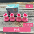 Cat Claw Protector Bath Feeding Bathing Shoes Foot Cover Anti-Scratch for Cats Pet Grooming Silicone Paw Nail Cover Boots