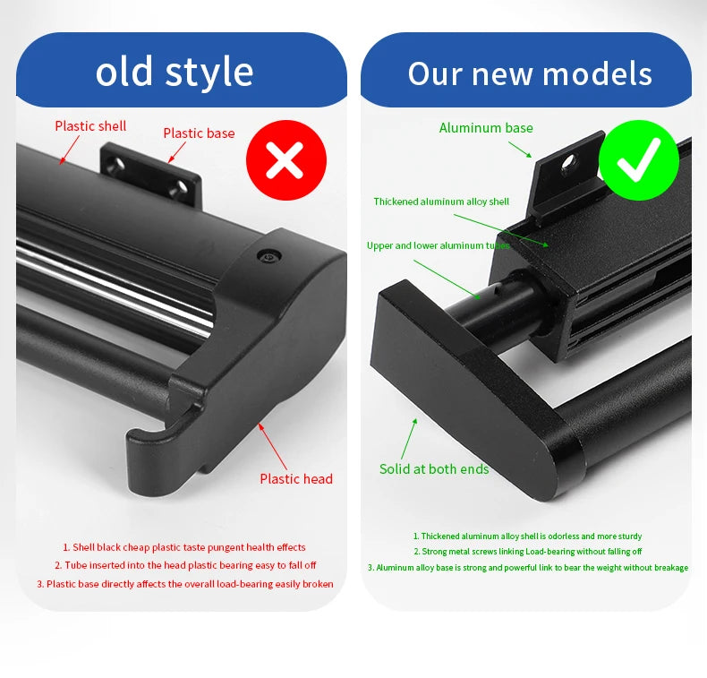 Closet shallow closet retractable hangers Cabinet hanging rod vertical pull-out top mounted trouser rack free of holes
