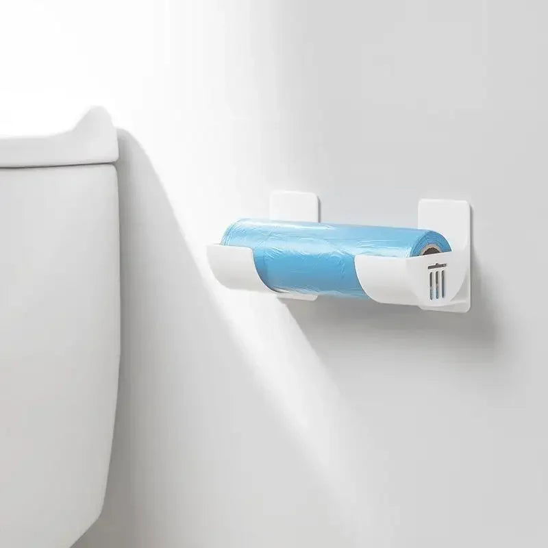 Suporte Organizador para Rolos de Papel ou Plástico MultiUso Sacos de Lixo, Papel Toalha, Plástico Filme, Papel Alumínio