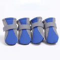 Breathable Pet Dog Shoes Waterproof Outdoor Walking Net Soft Summer Pet Shoes Night Safe Reflective Boots For Small Medium Dogs