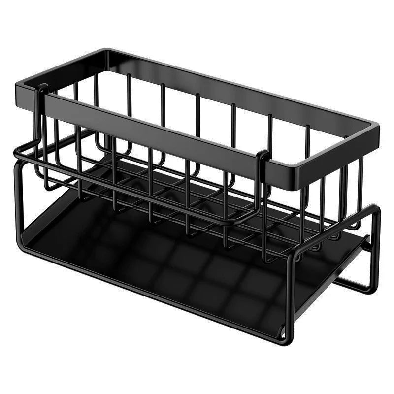 ABS plastic drain rack kitchen sink storage rack rag dish storage narrow edge sponge storage rack convenient household storage