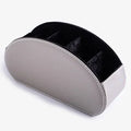 5 Grid Pu Leather Organizer Remote Control Phone And Tv Holder Desk Storage Box Cosmetics Brush