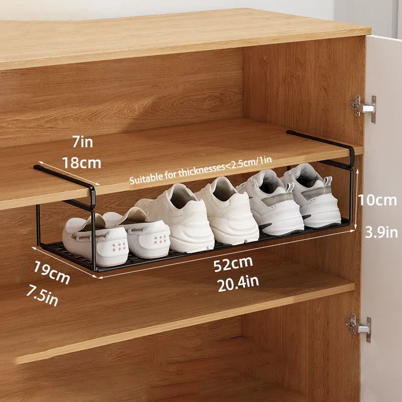1/2pcs Creative Layered Shoe Rack Home Dorm Office Shoe Cabinet Partition Artifact Space Saving Shoe Storage Shelf