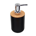 Black Bathroom Accessories Sets Toothbrush Holder Soap Dispenser Toilet Brush Trash Can Toothpaste Dispenser Bathroom Essential