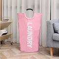90L Black Large Laundry Basket, Collapsible Laundry Bag, Freestanding Tall Clothes Hamper, Foldable Washing Bin Storage Bag