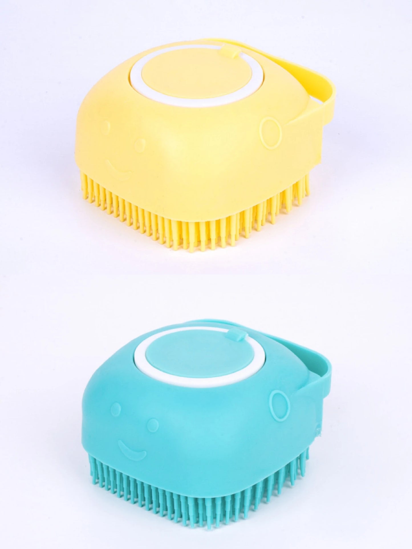 Escova Higienizadora para Pets Escova para Banhos de Pets Escova aplicadora de Shampoo Cães e Gatos Escova Massageadora para Pets