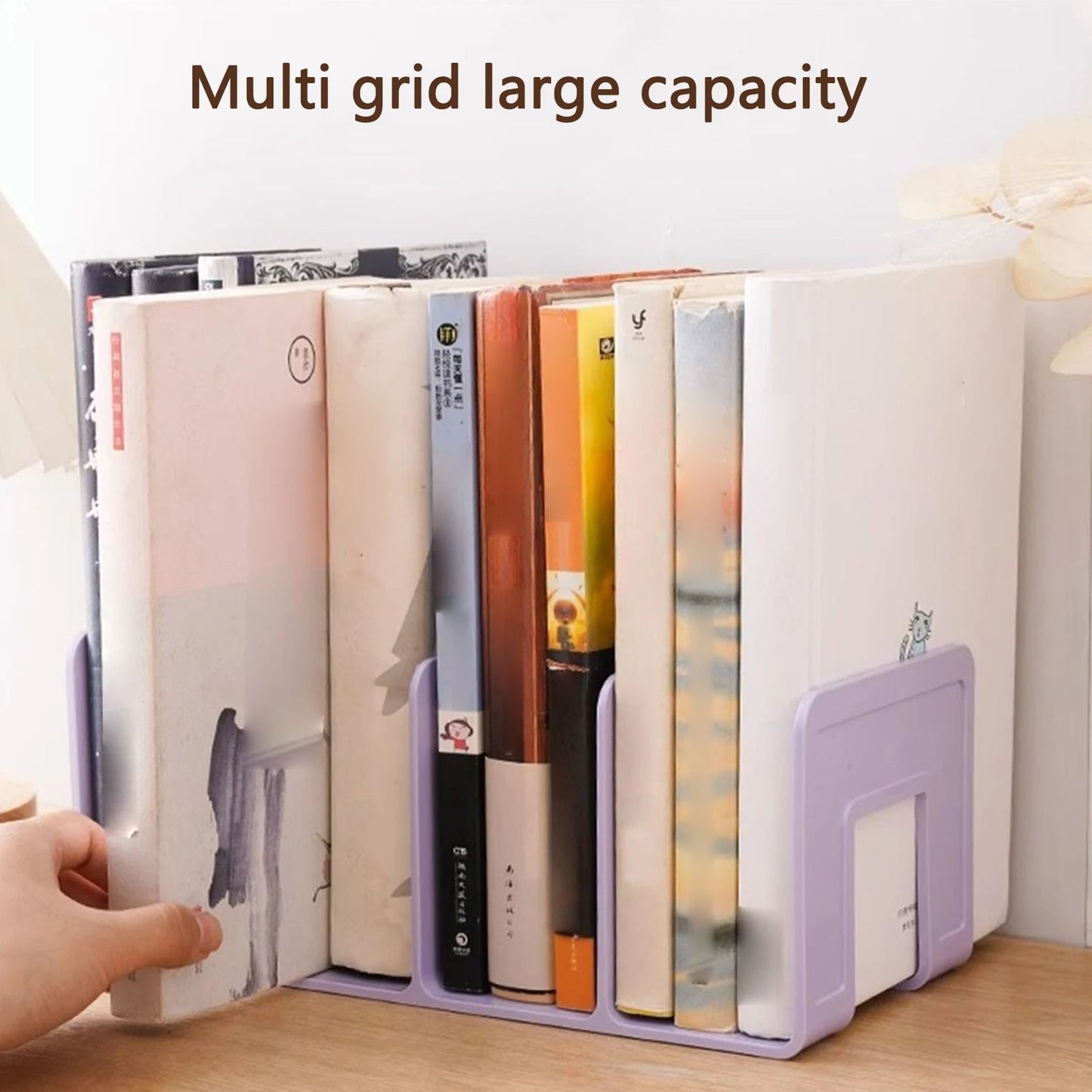 Multi-Purpose Bookends Book Storage Stand Organizer Holder Desk Bookshelf For Book Cd Magazine File School Office Supplies