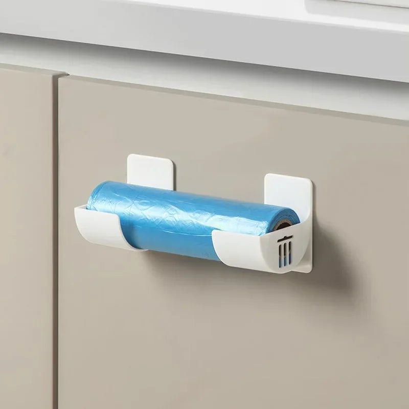 Suporte Organizador para Rolos de Papel ou Plástico MultiUso Sacos de Lixo, Papel Toalha, Plástico Filme, Papel Alumínio