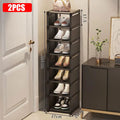 Multiple Layers Shoe Organizer Use At the Door Shoe Rack Organizer Nonwovenfabric Rack Stackable Shelf Adjustable Saving Space