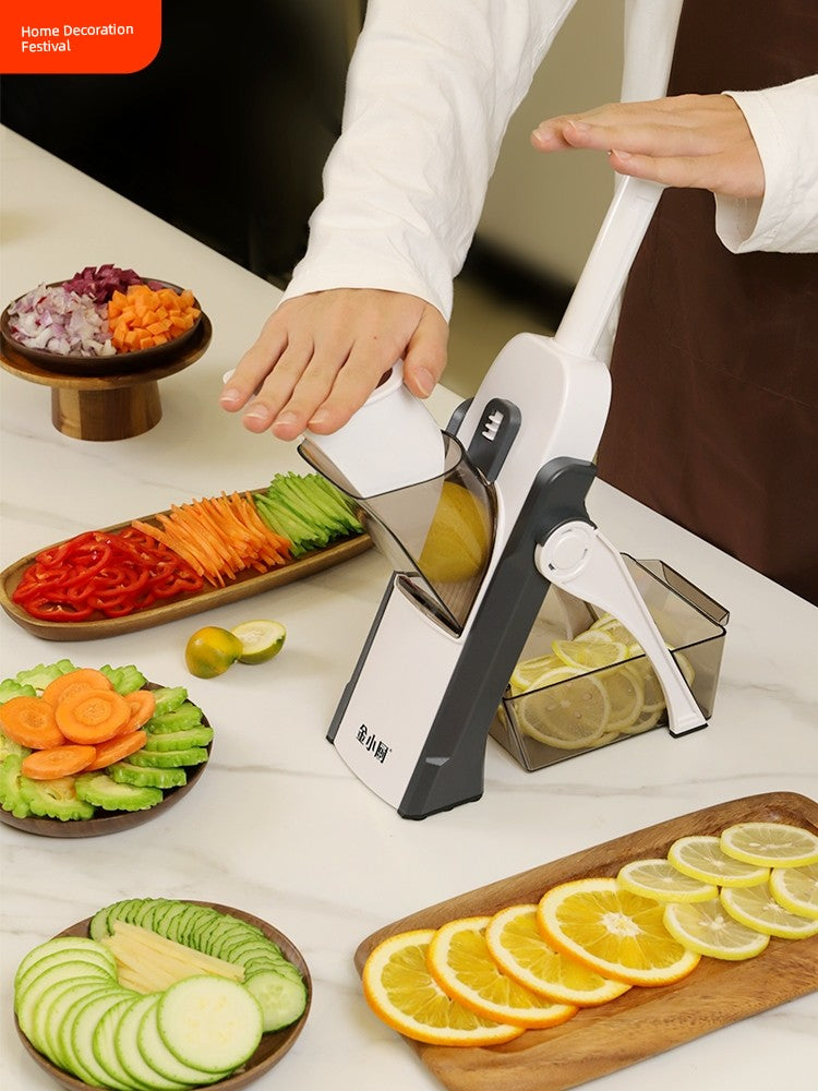 Gold Kitchen Chopping Artifact Multi-Functional Shredded Potatoes Grater Dicing Slicer and Grater For Home Kitchen Vegetable Cutter