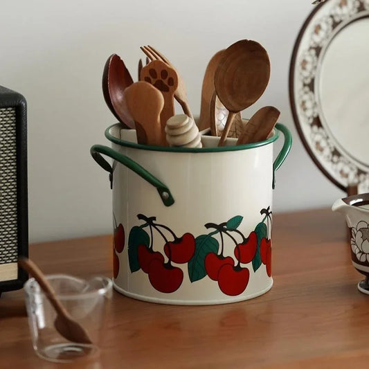 Multipurpose Vintage Chopsticks Home Holder Drying Rack Dividing Drainage Separated Cutlery Tube Organizer Utensil for Kitchen