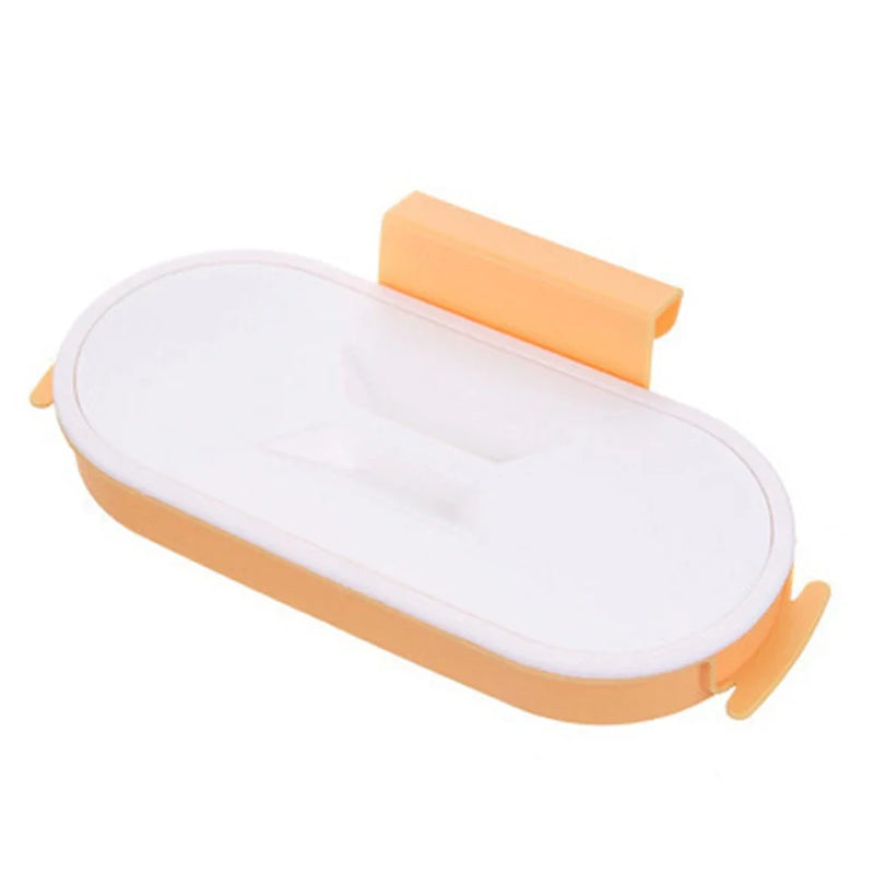 Suporte Organizador de Saco de Lixo para Armários de Cozinha ou Banheiro ou Lavabo Portátil Fixação na Porta do Armário Organizador de Cozinha