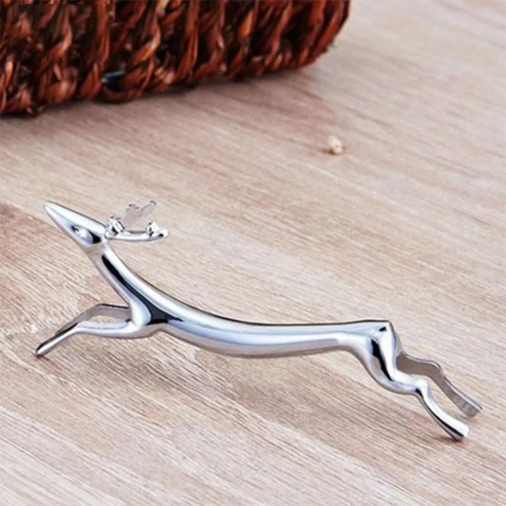 Silver Cutlery Bracket Holder Kitchen Accessories Fawn /Little Dog Shape Zinc Alloy Cutlery Storage Cute Chopsticks Holder