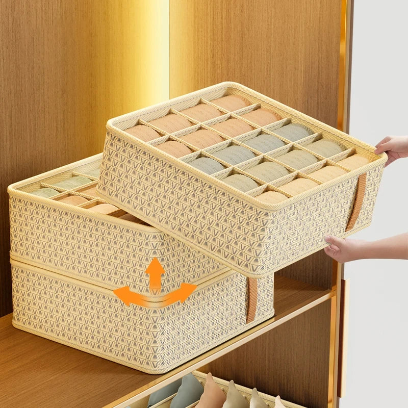 New underwear storage box underwear folding cabinet clothes organizer bedroom socks pants drawer organizer