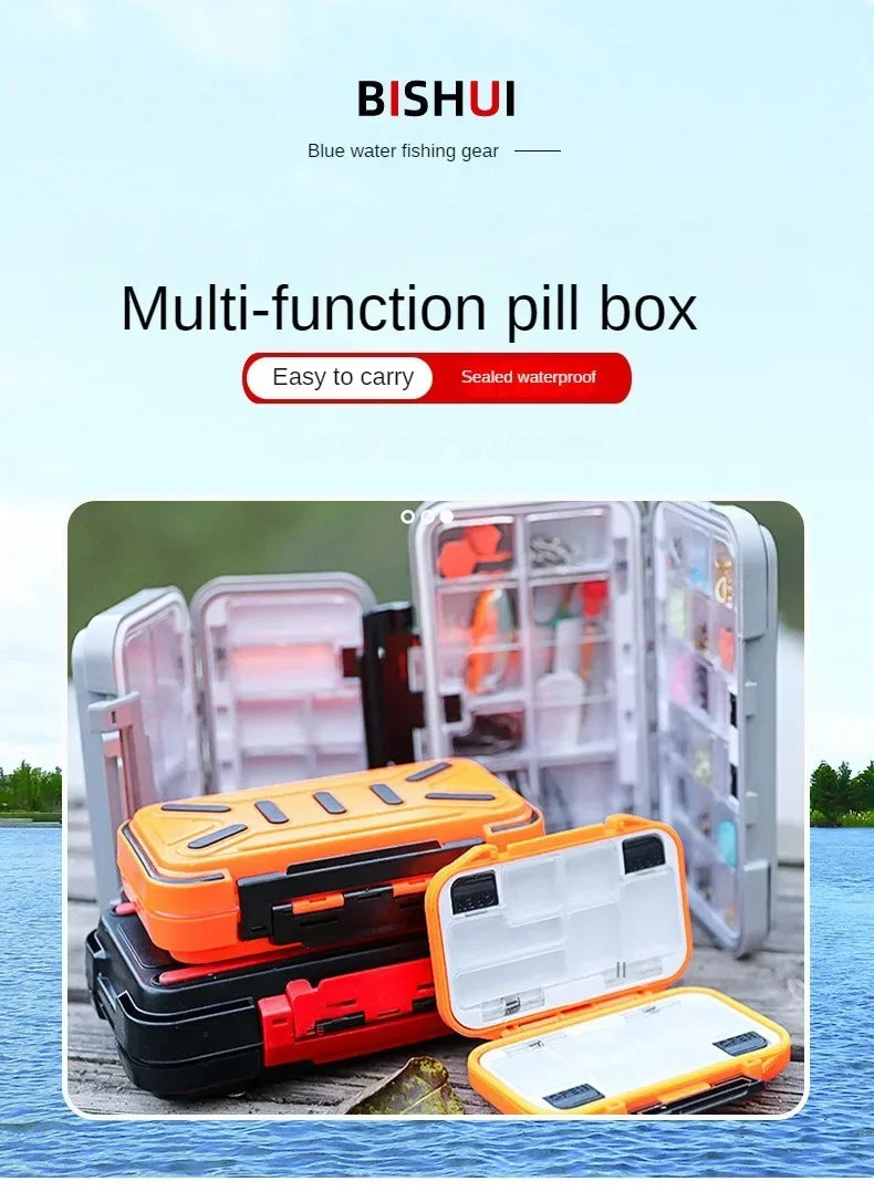 Bigger Travel Pill Case Home Medicine Storage Organizer Container Drug Tablet Dispenser Independent Lattice Pill Box Accessories