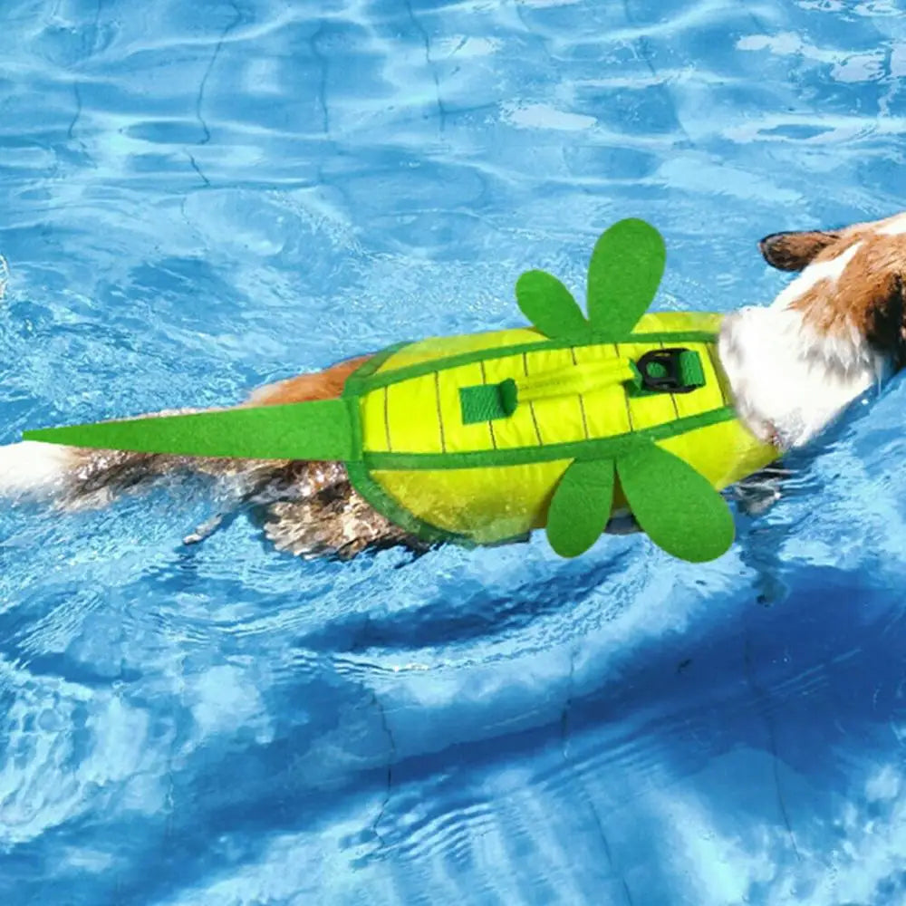 Dog Life Vests For Boating Ripstop Waterproof Dog Water Vest With Handle Adjustable Fashionable Dog Swimsuit With Quick-Release