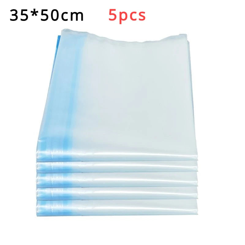 5pcs Travel Compression Bag Vacuum Bags for Storing Clothes Suitable for Luggage and Essential Cruise Clothing Vacum Storage Bag