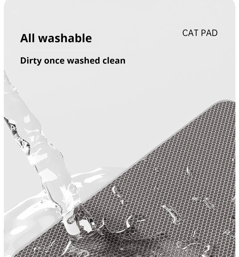 60CMX90CM Cat Litter Mat Waterproof Double Layer EVA Pet Litter Box Toilet Cat Mat Nonslip Sand Cat Washable Pet Clean Pad