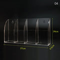 Acrylic TV Air Conditioner Remote Control Holder 1/4 Case Wall Mount Storage Box for Home