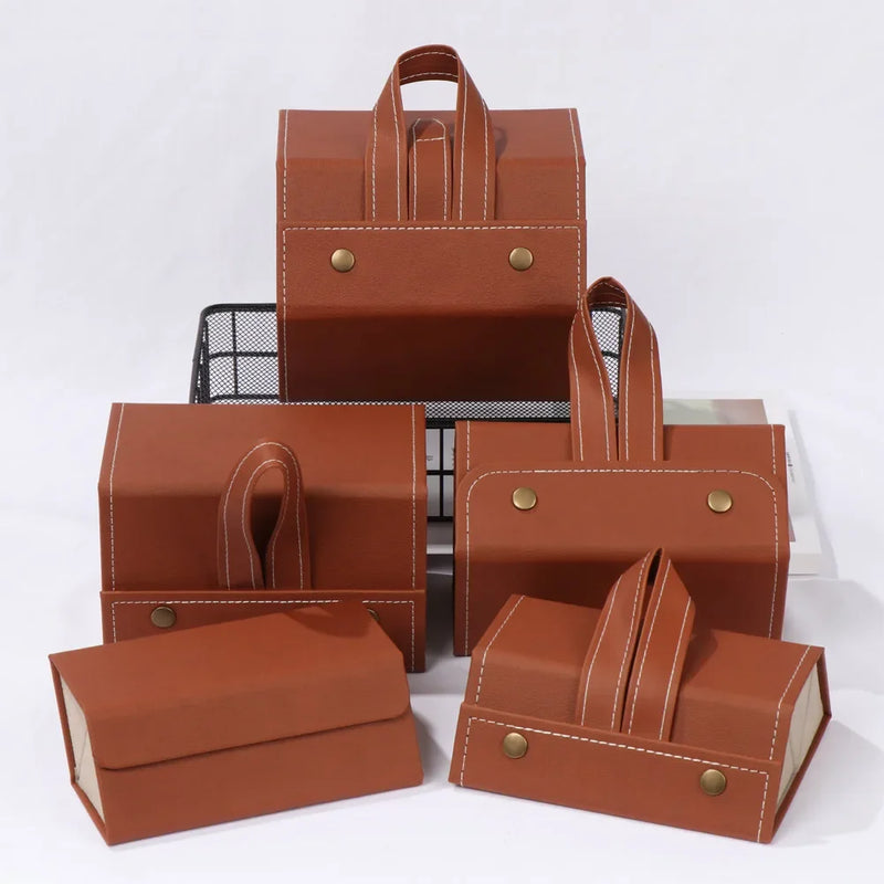 Portable Glasses Organizer 2/3/4/5/6 Multi-slot Eyeglasses Storage Display Travel Folding Sunglasses PU Leather Case